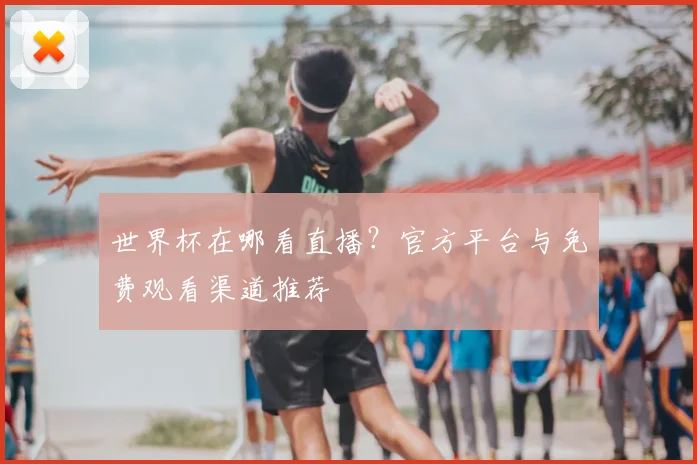 世界杯在哪看直播？官方平台与免费观看渠道推荐